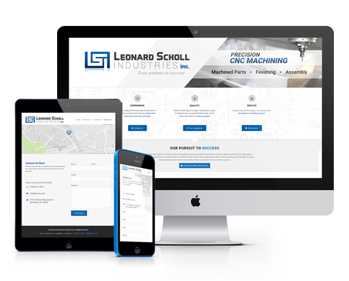 LSI custom developed wordpress website